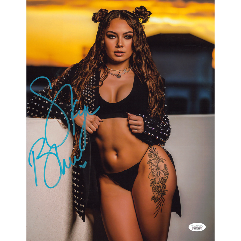 Skye Blue Sunset 11 x 14 Poster - JSA AUTOGRAPHED