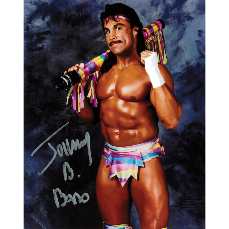 Johnny B. Badd Confetti Cannon 8 x 10 Promo - AUTOGRAPHED