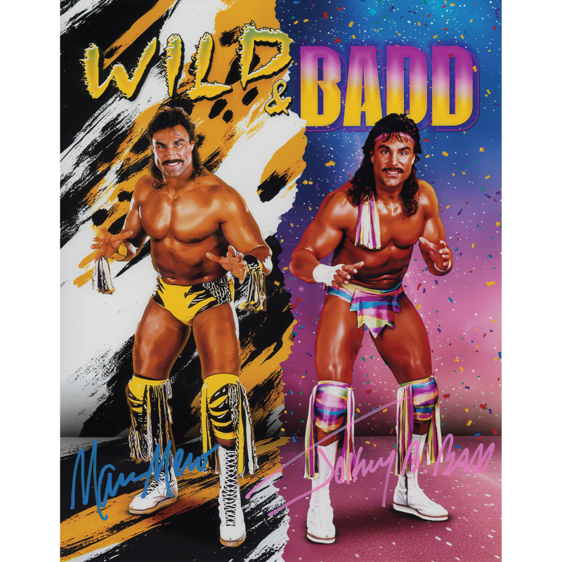 Marc Mero AsylumGFX METALLIC 11 x 14 Poster - DUAL AUTOGRAPHED