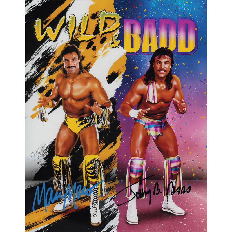 Marc Mero AsylumGFX METALLIC 11 x 14 Poster - DUAL AUTOGRAPHED