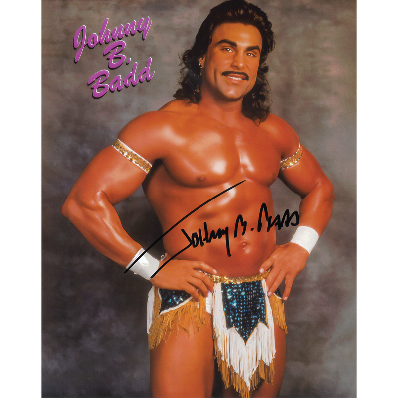 Johnny B. Badd Pose 8 x 10 Promo - AUTOGRAPHED
