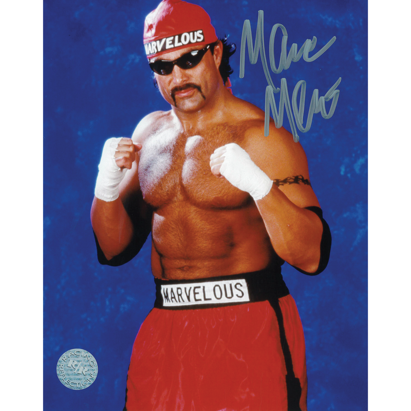 Marc Mero Blue BG R/R 8 x 10 Promo - AUTOGRAPHED