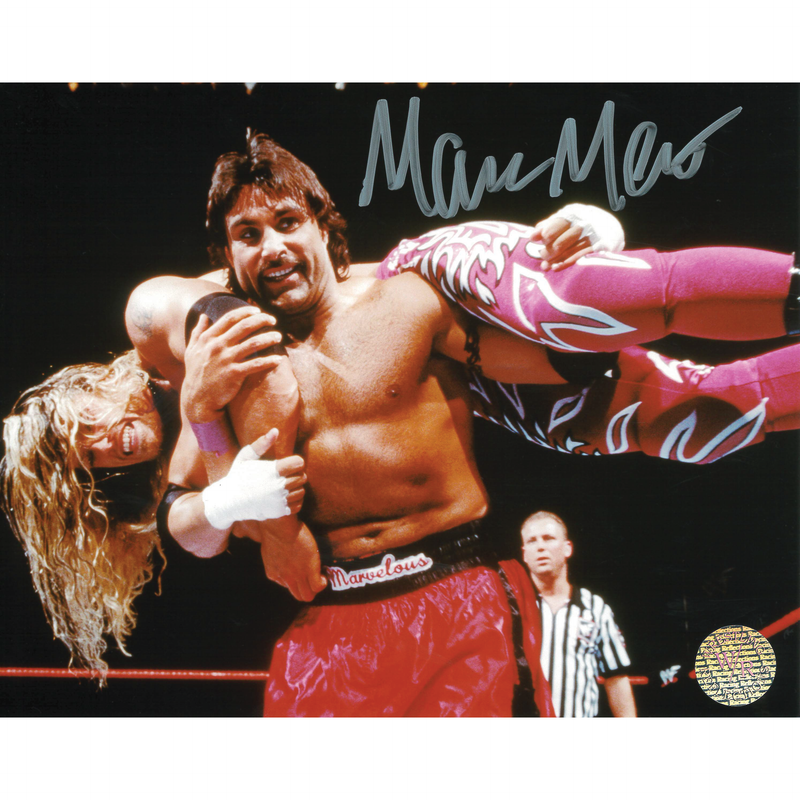 Marc Mero Fireman's Carry R/R 8 x 10 Promo - AUTOGRAPHED