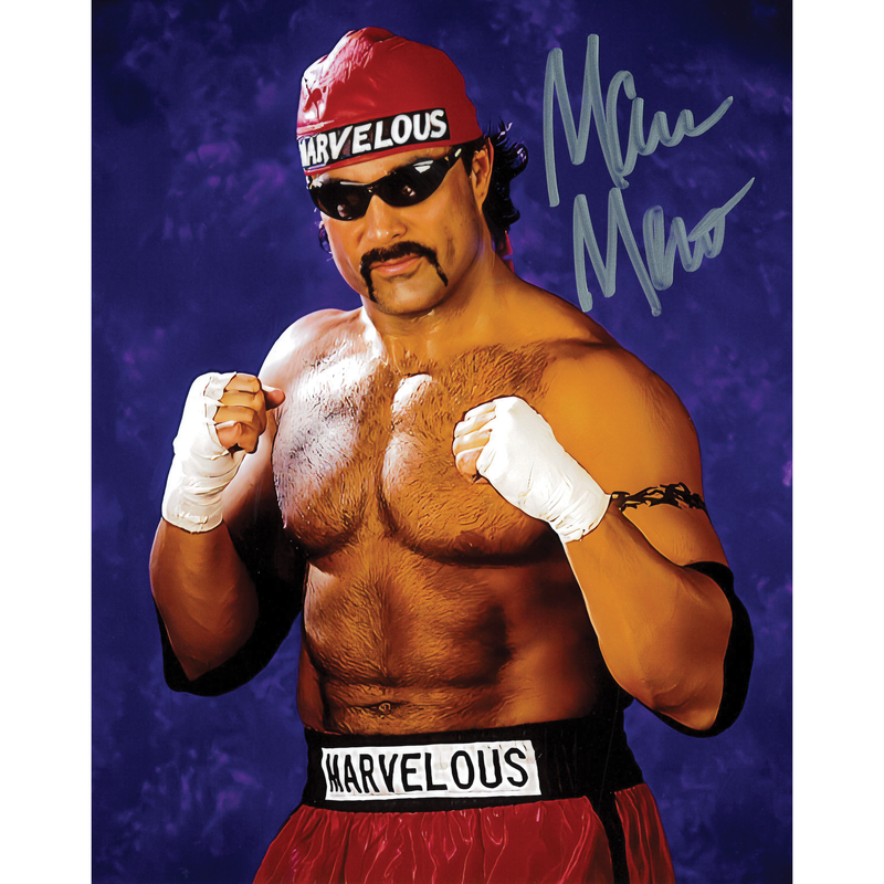 Marc Mero Purple BG 8 x 10 Promo - AUTOGRAPHED