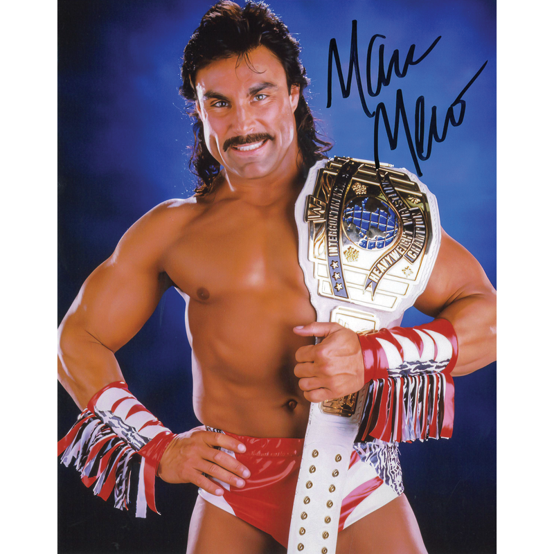 Marc Mero IC Belt 8 x 10 Promo - AUTOGRAPHED