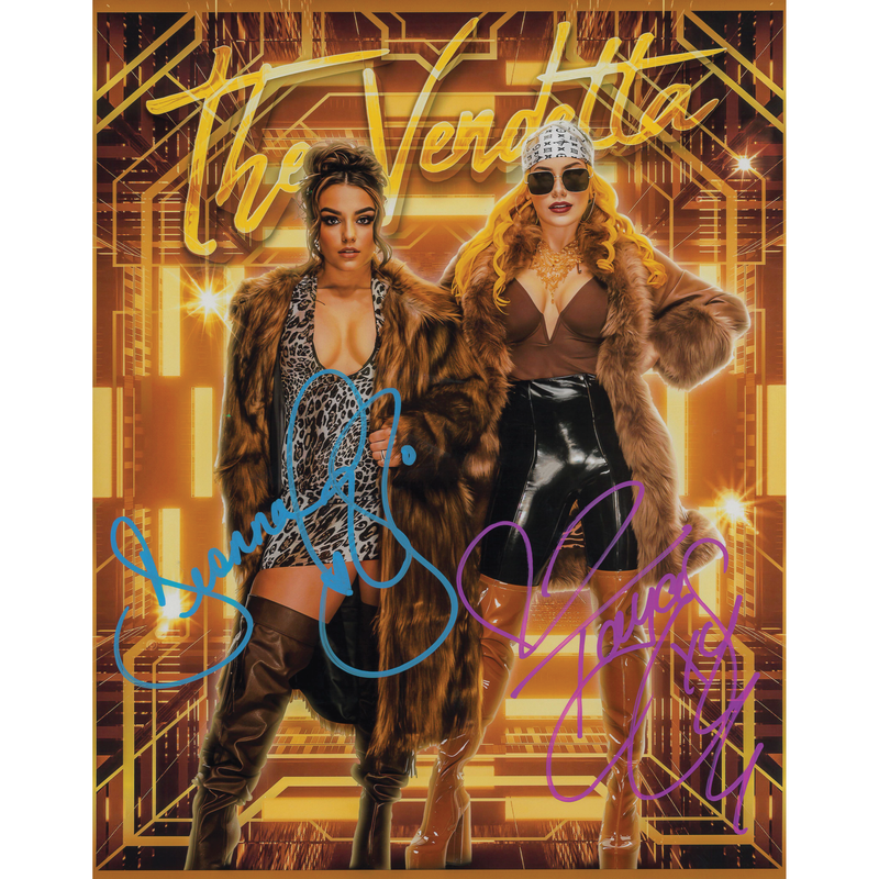 The Vendetta AsylumGFX METALLIC 11 x 14 Poster - DUAL AUTOGRAPHED
