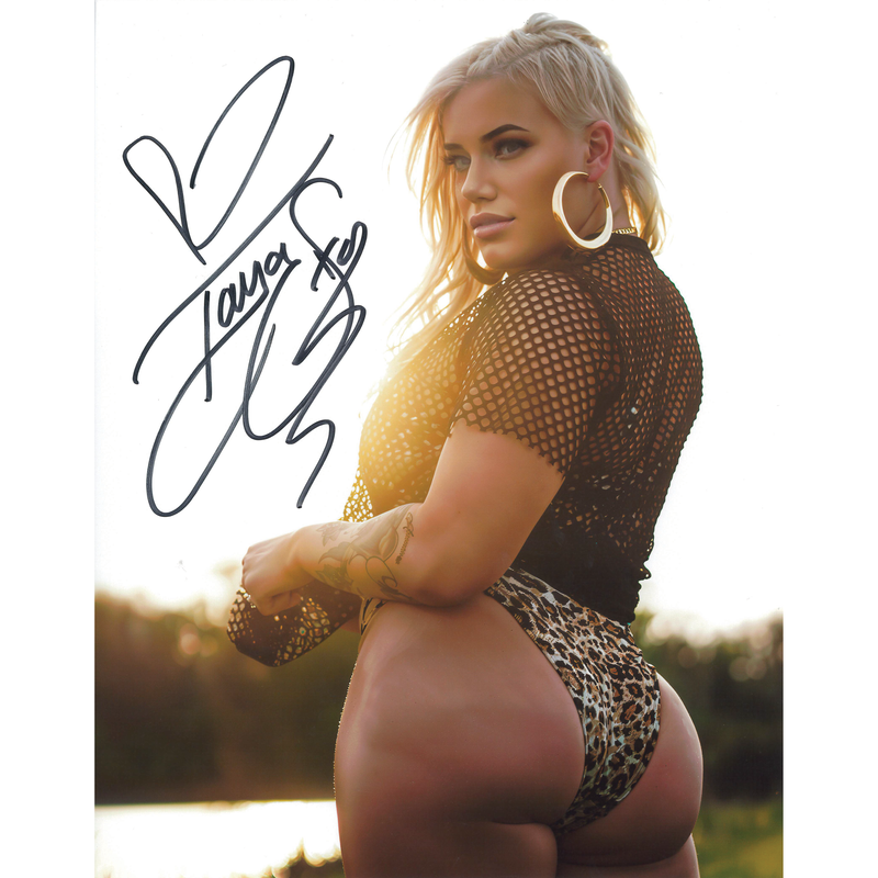 Taya Valkyrie Sunset 11 x 14 Poster - AUTOGRAPHED
