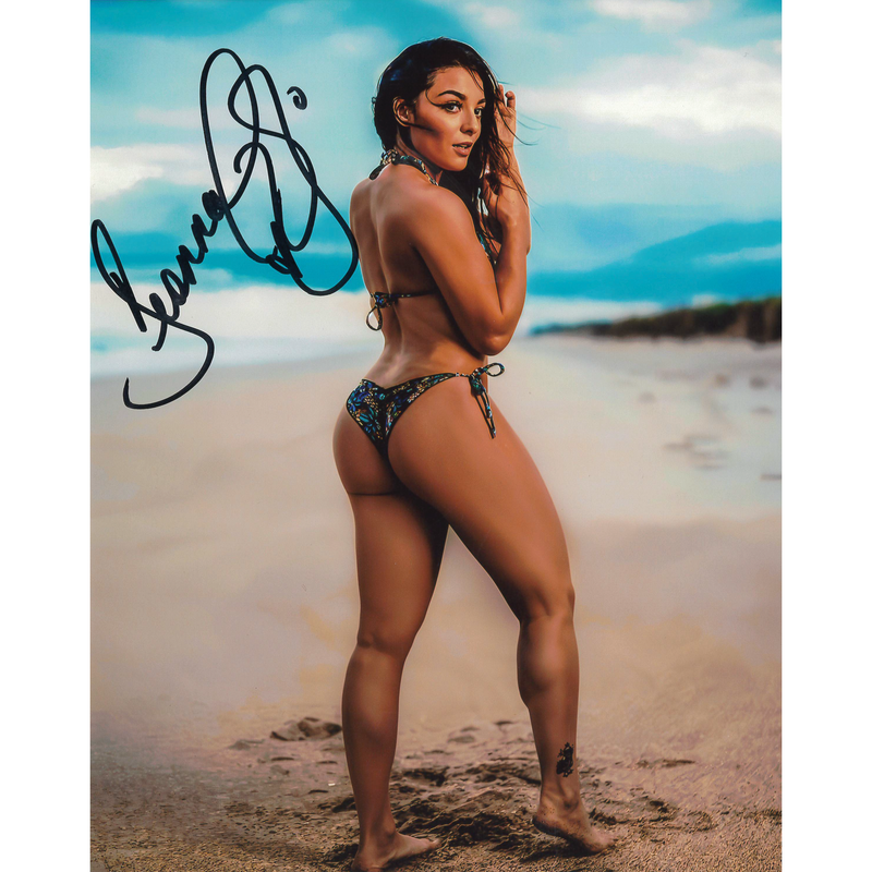 Deonna Purrazzo On the Beach 8 x 10 Promo - AUTOGRAPHED
