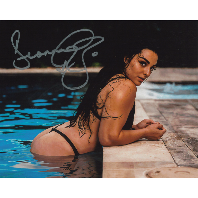 Deonna Purrazzo Poolside 8 x 10 Promo - AUTOGRAPHED