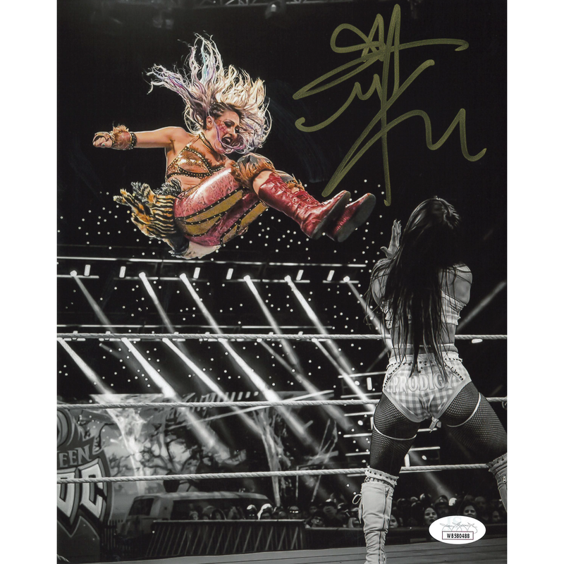 Giulia Dropkick Spotlight 8 x 10 Promo - JSA AUTOGRAPHED