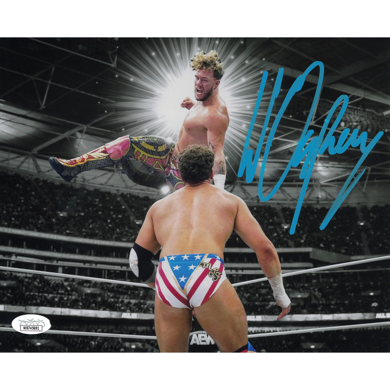 Will Ospreay Spotlight METALLIC 8 x 10 Promo - JSA AUTOGRAPHED