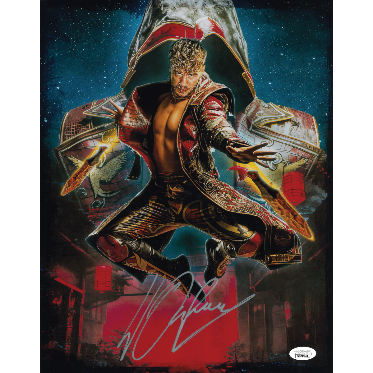 Will Ospreay AsylumGFX METALLIC 11 x 14 Poster - JSA AUTOGRAPHED