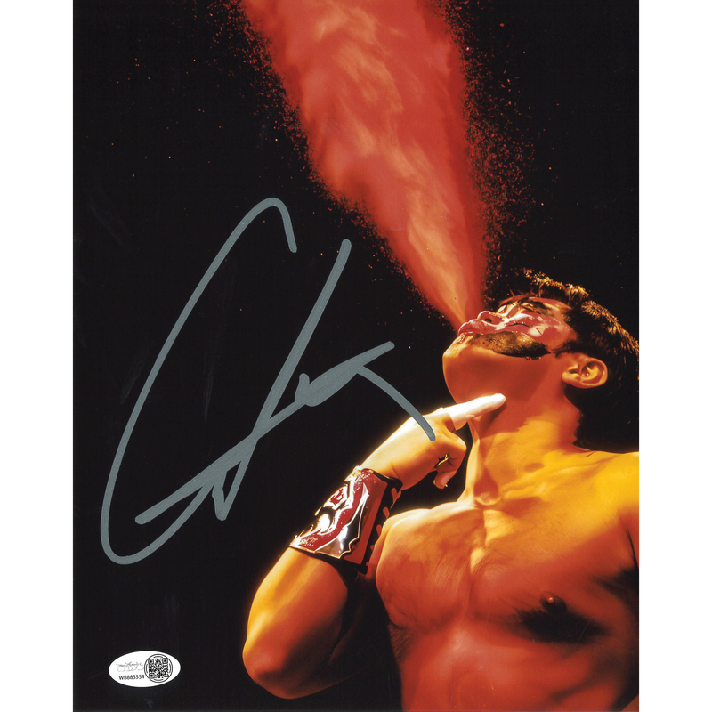 Great Muta Red Mist 8 x 10 Promo - JSA AUTOGRAPHED