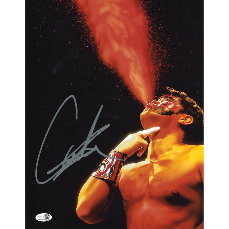 Great Muta Red Mist 11 x 14 Poster - JSA AUTOGRAPHED