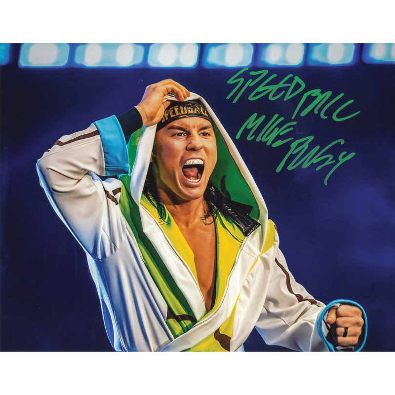 Speedball Mike Bailey Screaming 11 x 14 Poster - AUTOGRAPHED