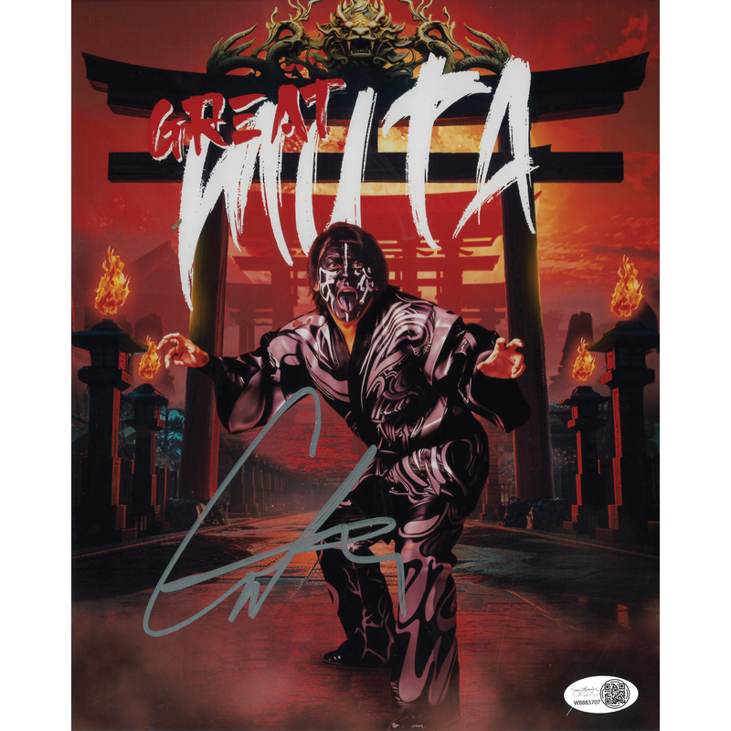 Great Muta AsylumGFX METALLIC 8 x 10 Promo - JSA AUTOGRAPHED