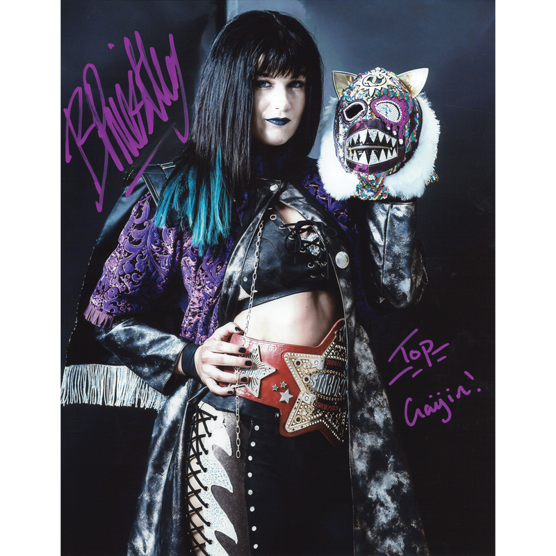 Bea Priestley Stardom Champion 11 x 14 Poster - AUTOGRAPHED