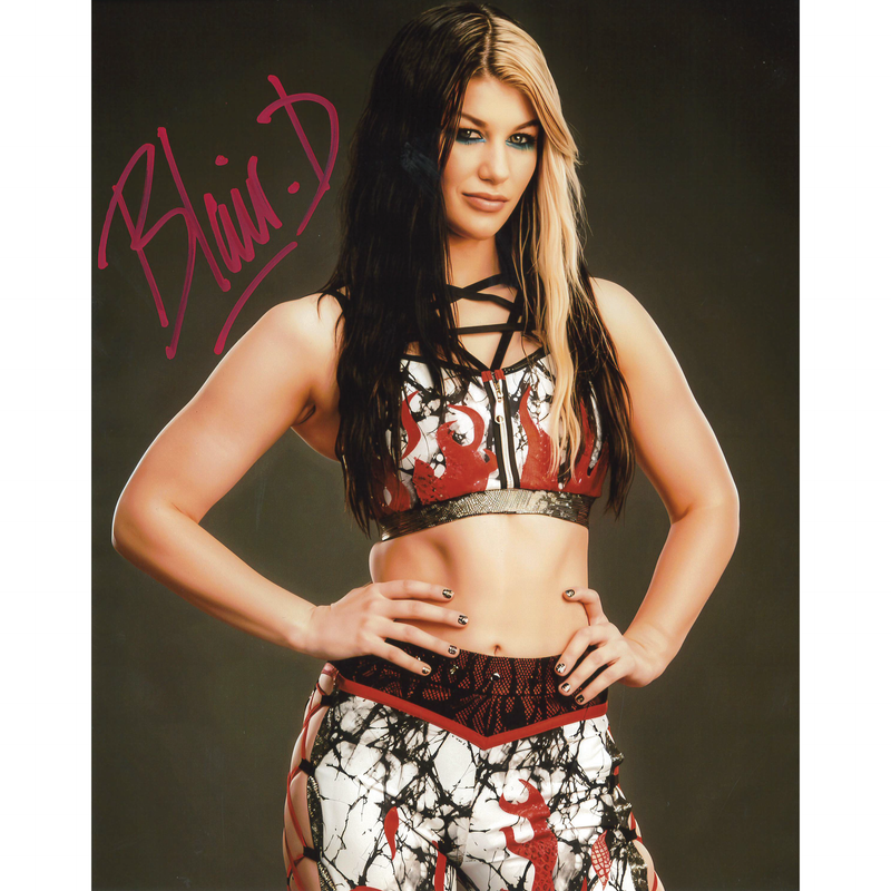 Blair Davenport Hands on Hips 8 x 10 Promo - AUTOGRAPHED