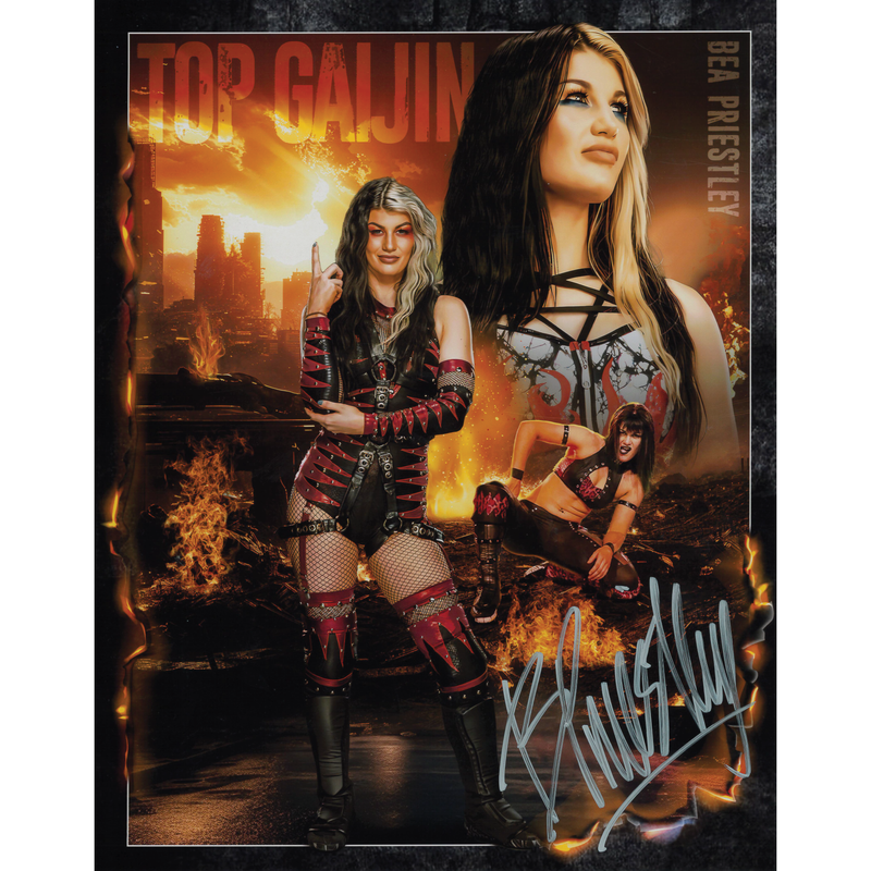 Bea Priestley AsylumGFX MEATLLIC 11 x 14 Poster - AUTOGRAPHED