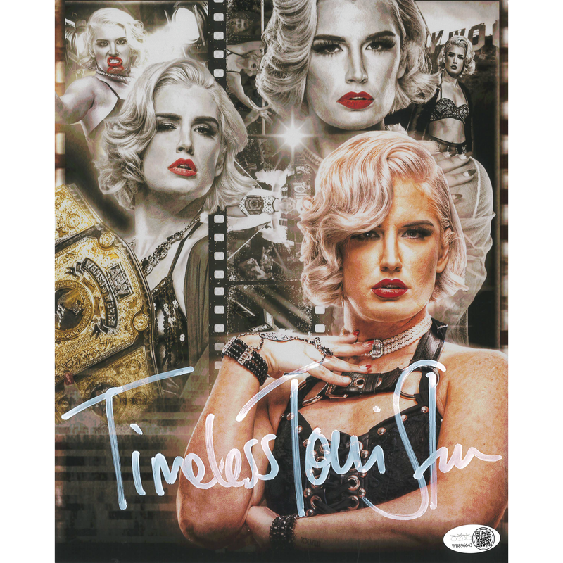 Toni Storm WestGhost METALLIC 8 x 10 Promo - JSA AUTOGRAPHED