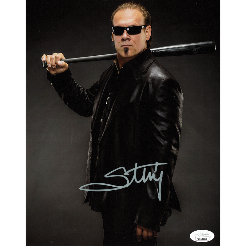 Sting Bat & Sunglasses 8 x 10 Promo - JSA AUTOGRAPHED