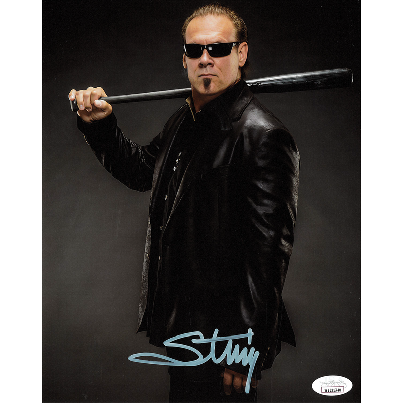 Sting Bat & Sunglasses 8 x 10 Promo - JSA AUTOGRAPHED