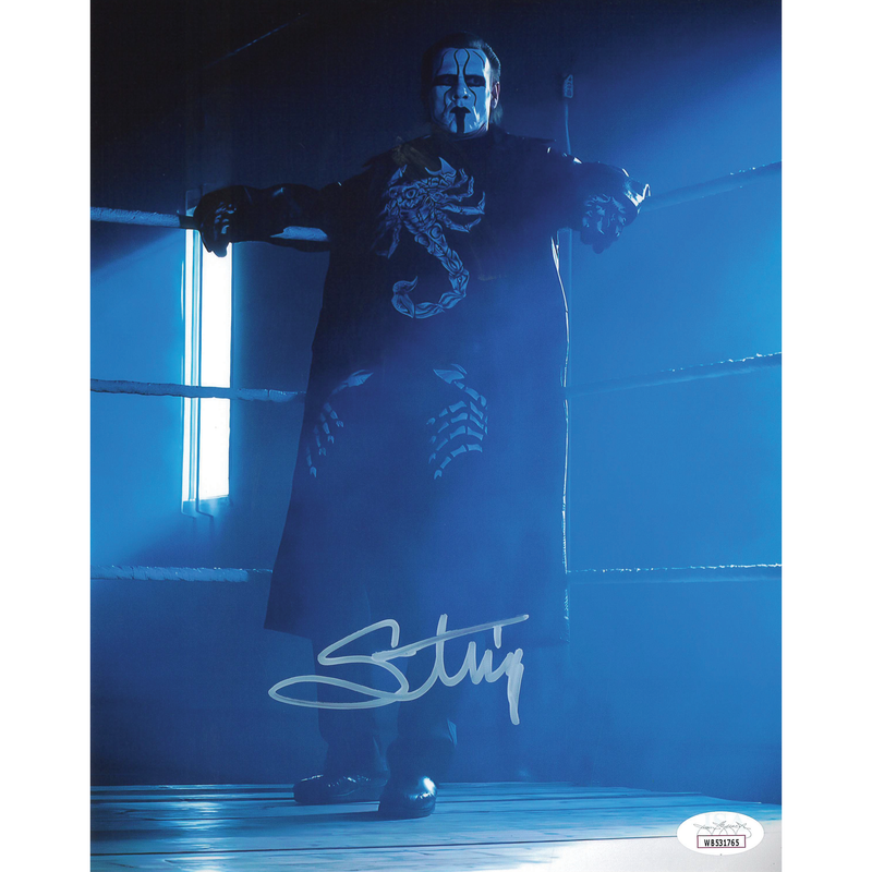 Sting In Corner 8 x 10 Promo - JSA AUTOGRAPHED