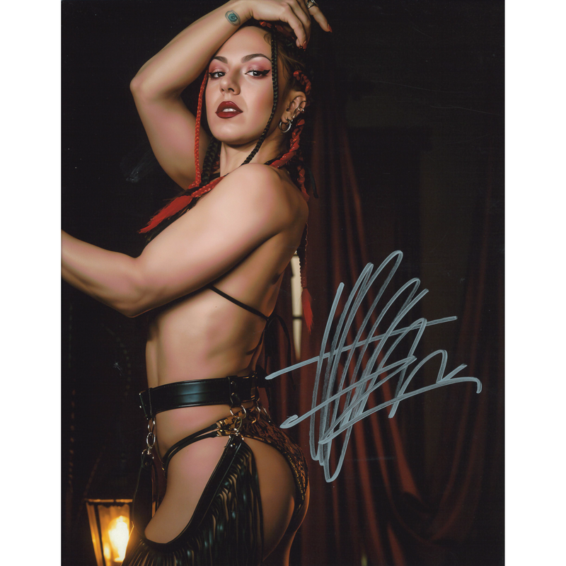 Thekla Side Pose 11 x 14 Poster - AUTOGRPAHED