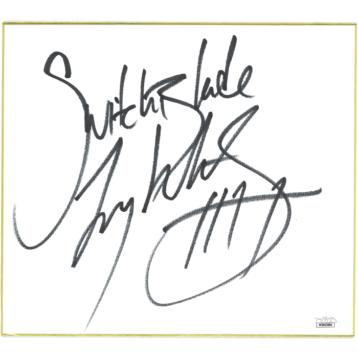 Jay White Shikishi Board - JSA AUTOGRAPHED