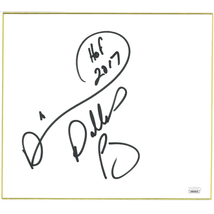 Diamond Dallas Page Shikishi Board - JSA AUTOGRAPHED
