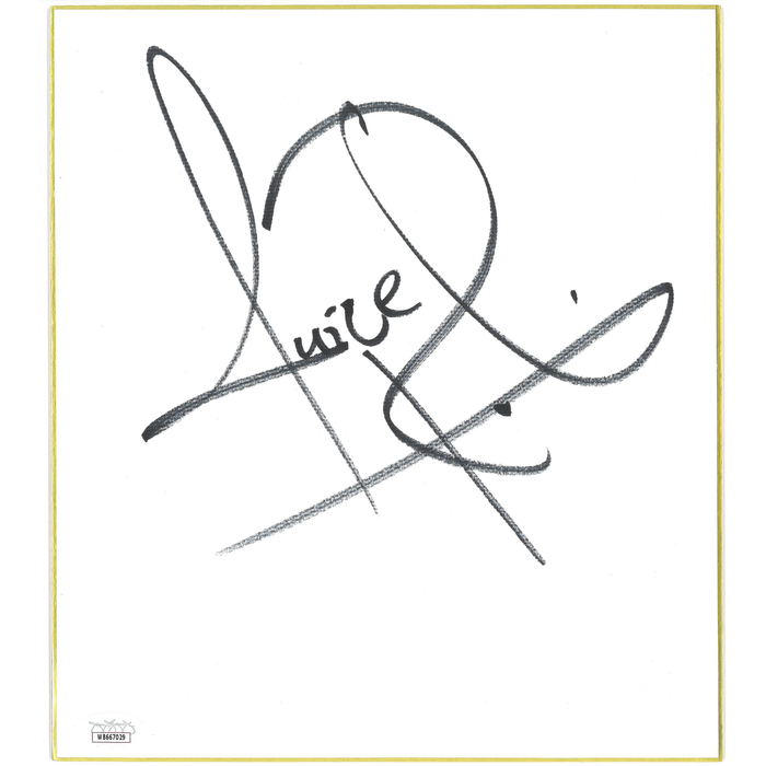 Juice Robinson Shikishi Board - JSA AUTOGRAPHED