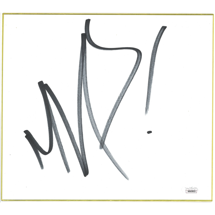 Montel Vontavious Porter (MVP) Shikishi Board - JSA AUTOGRAPHED