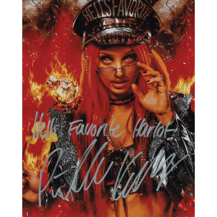 Priscilla Kelly MSC METALLIC 8 x 10 Promo - AUTOGRAPHED