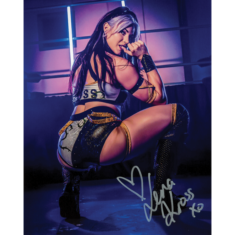 Lena Kross Over The Shoulder 8 x 10 Promo - AUTOGRAPHED