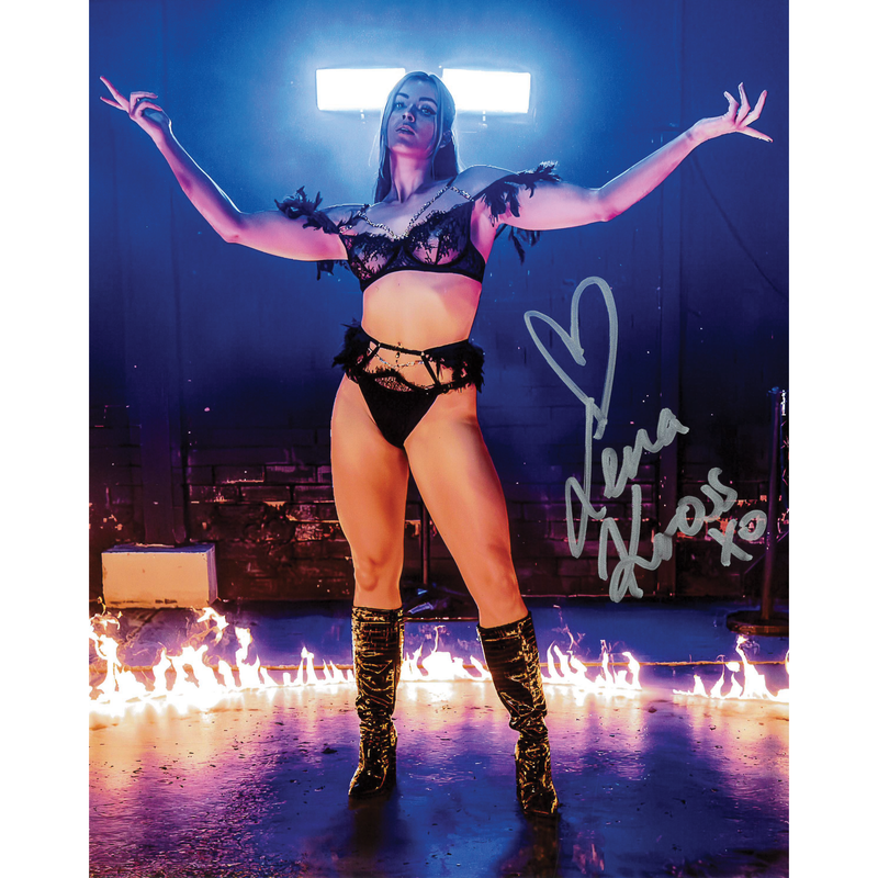 Lena Kross Ring Of Fire 8 x 10 Promo - AUTOGRAPHED