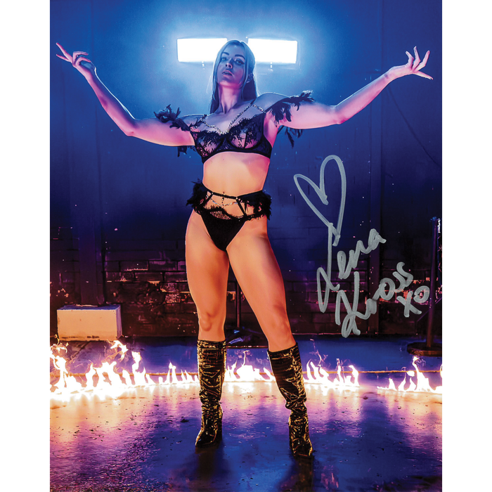 Lena Kross Ring Of Fire 8 x 10 Promo - AUTOGRAPHED