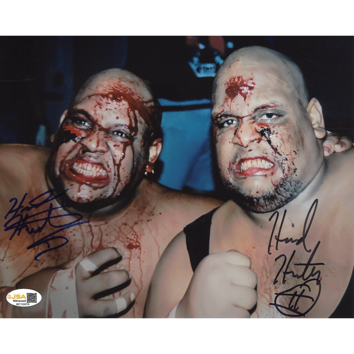 Headhunters Bloody 8 x 10 Promo - JSA DUAL AUTOGRAPHED