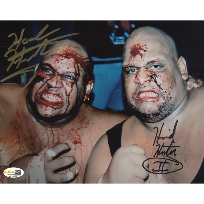 Headhunters Bloody 8 x 10 Promo - JSA DUAL AUTOGRAPHED