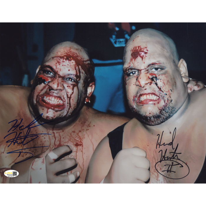 Headhunters Bloody 11 x 14 Poster - JSA DUAL AUTOGRAPHED