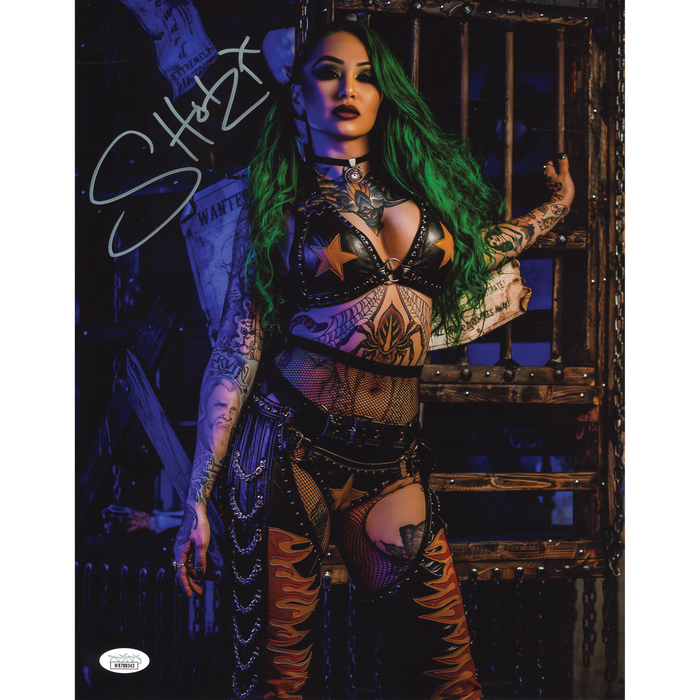 Shotzi Blackheart Black Bikini 11 x 14 Poster - JSA AUTOGRAPHED