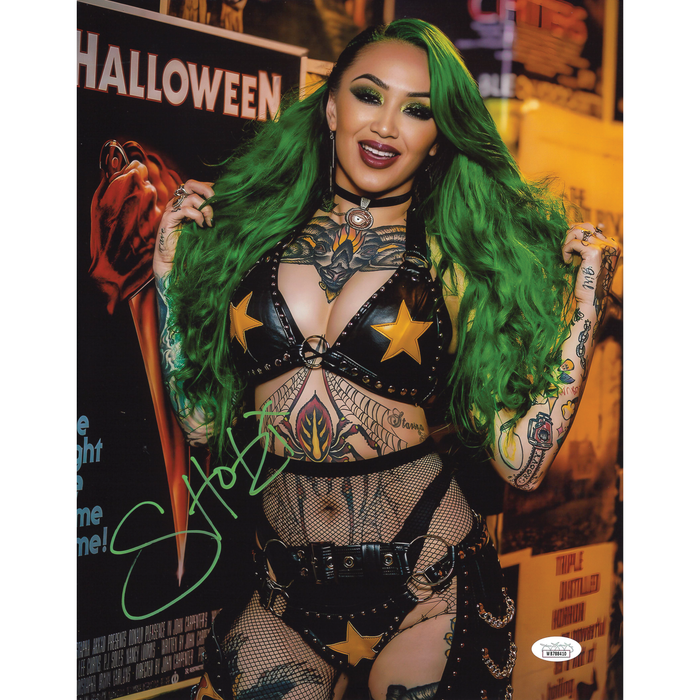 Shotzi Blackheart Halloween 11 x 14 Poster - JSA AUTOGRAPHED