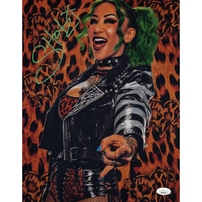 Shotzi Blackheart Leopard Spots MSC METALLIC 11 x 14 Poster - JSA AUTOGRAPHED