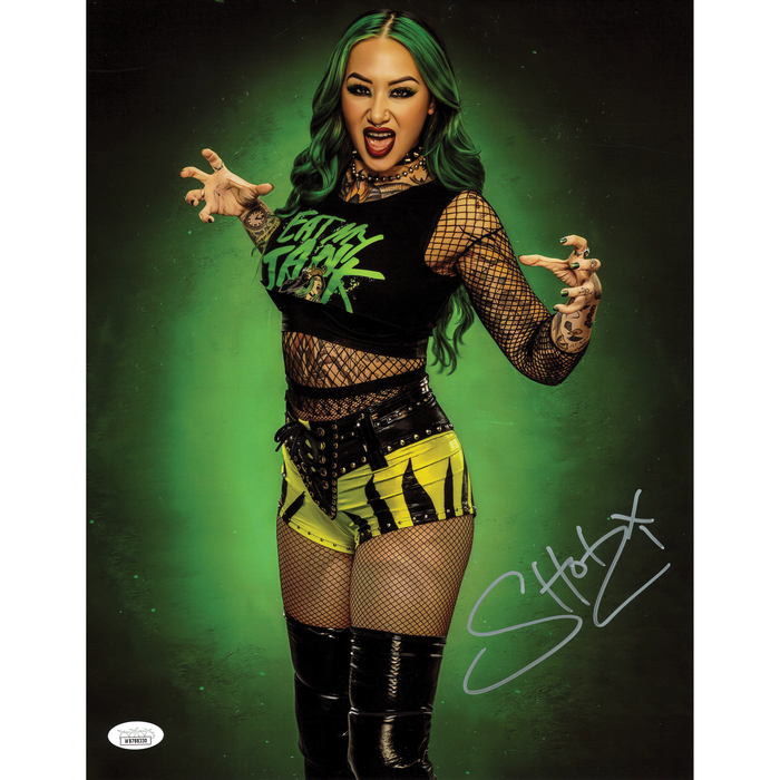 Shotzi Blackheart EMT Shirt 11 x 14 Poster - JSA AUTOGRAPHED
