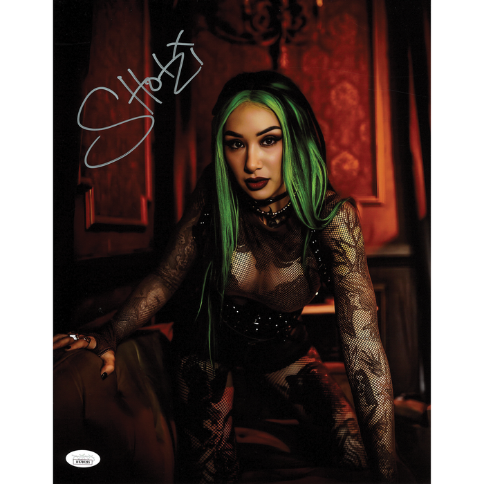 Shotzi Blackheart Red Light 11 x 14 Poster - JSA AUTOGRAPHED