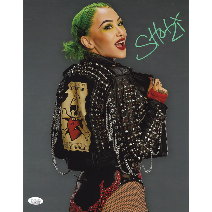 Shotzi Blackheart Studded Jacket 11 x 14 Poster - JSA AUTOGRAPHED