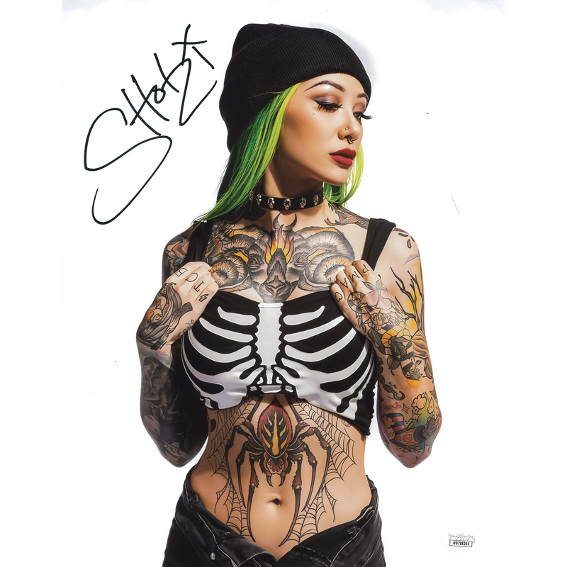 Shotzi Blackheart Skeleton Top 11 x 14 Poster - JSA AUTOGRAPHED
