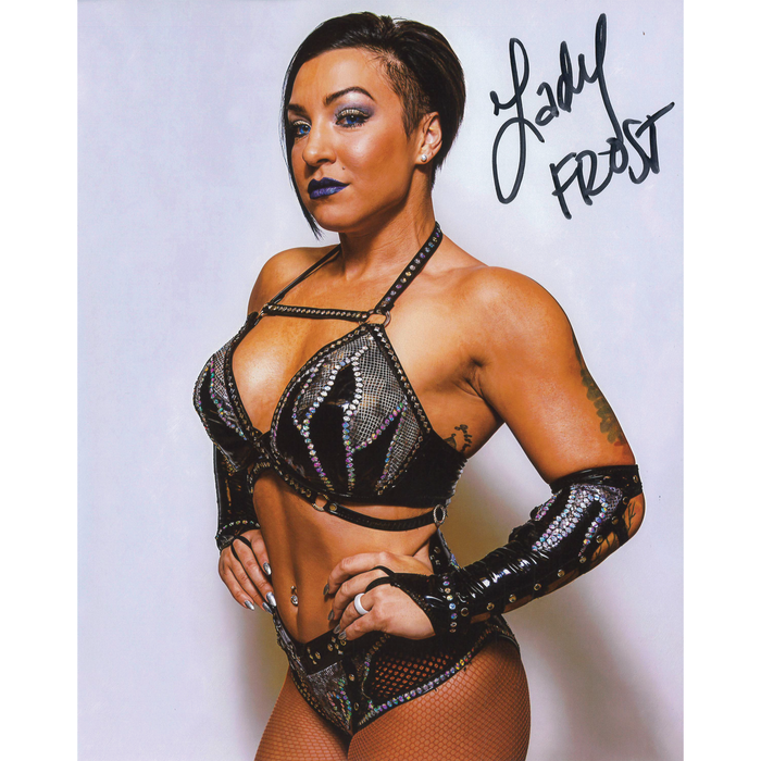Lady Frost 3/4 Pose 8 x 10 Promo - AUTOGRAPHED