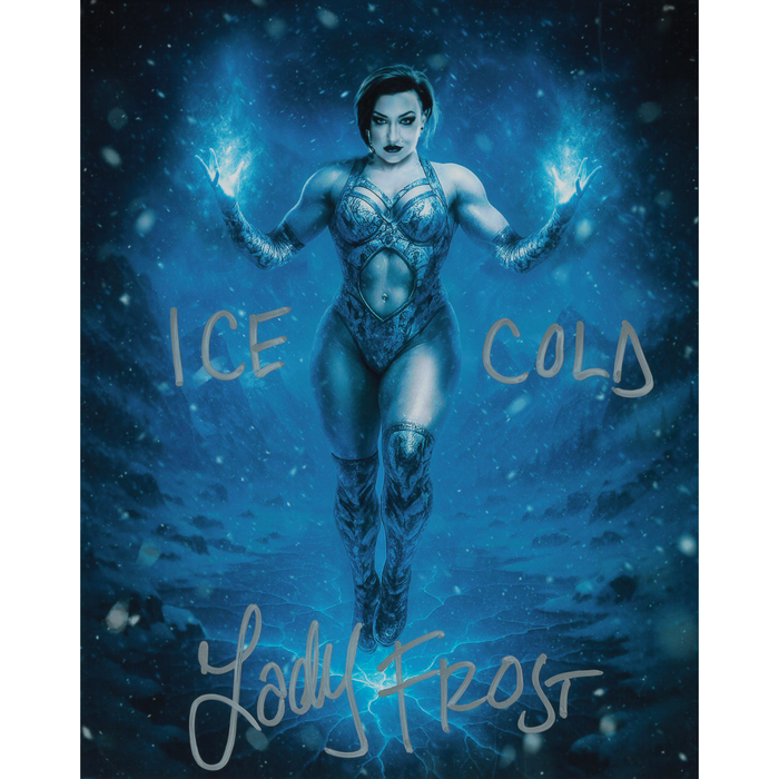 Lady Frost AsylumGFX METALLIC 8 x 10 Promo - AUTOGRAPHED