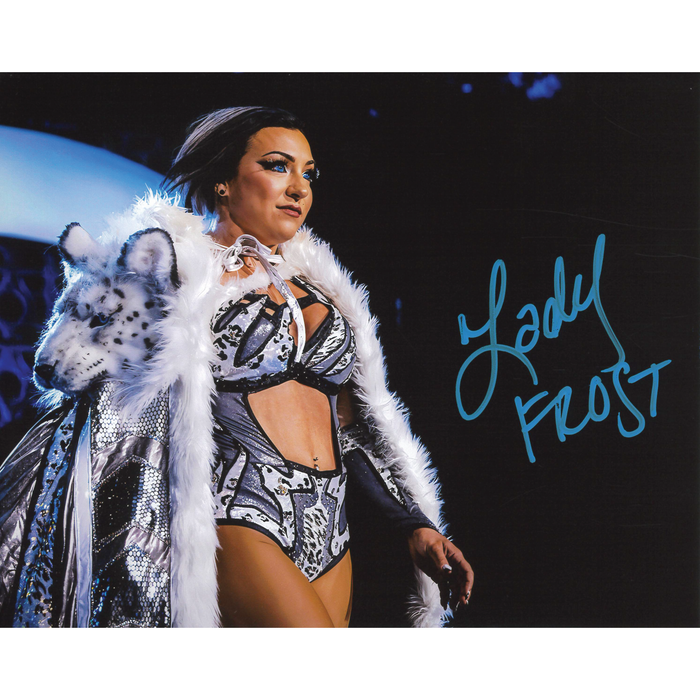 Lady Frost Entrance 8 x 10 Promo - AUTOGRAPHED