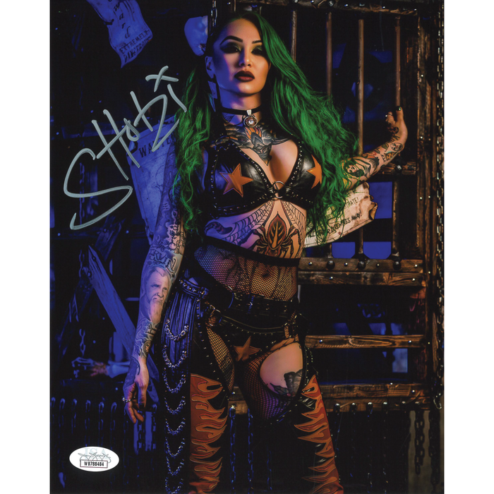 Shotzi Blackheart Black Bikini 8 x 10 Promo - JSA AUTOGRAPHED